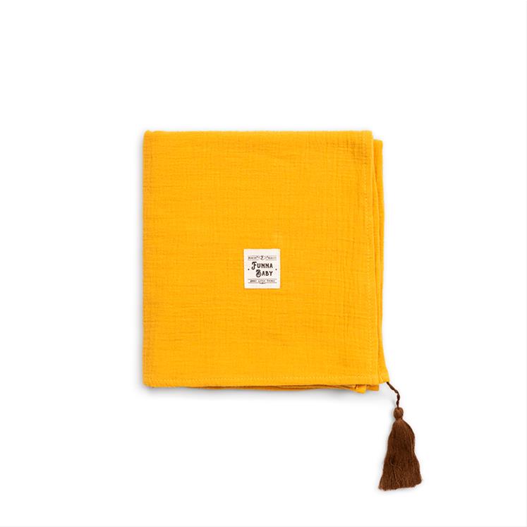Muslin Blanket - Marigold - 80 cm x 80 cm