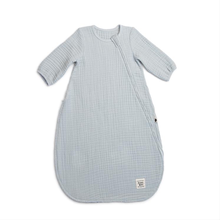 Muslin Sleeping Bag - Sleeved - Grey - 70 cm