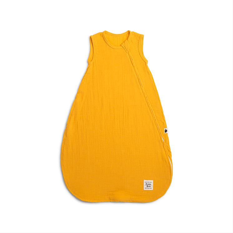 Muslin Sleeping Bag - Sleeveless - Marigold - Yellow - 70 cm
