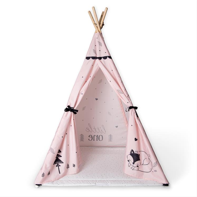 Tepee Tent - Be Brave - Pink