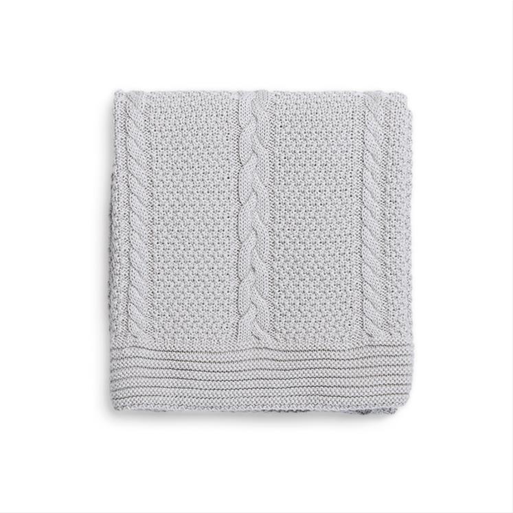 Knitted Blanket - Capelli - 75*110 - Grey