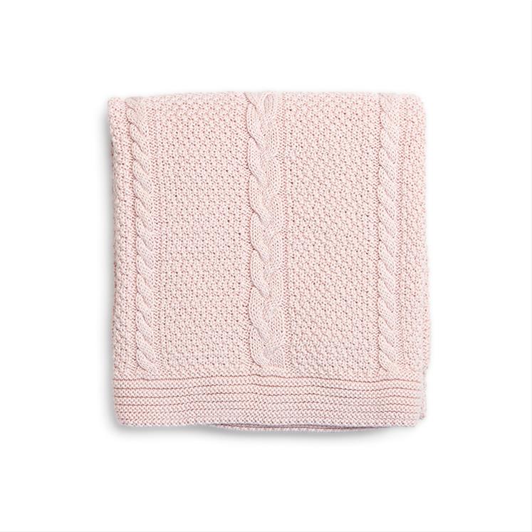 Knitted Blanket - Capelli - 75*110 - Pink