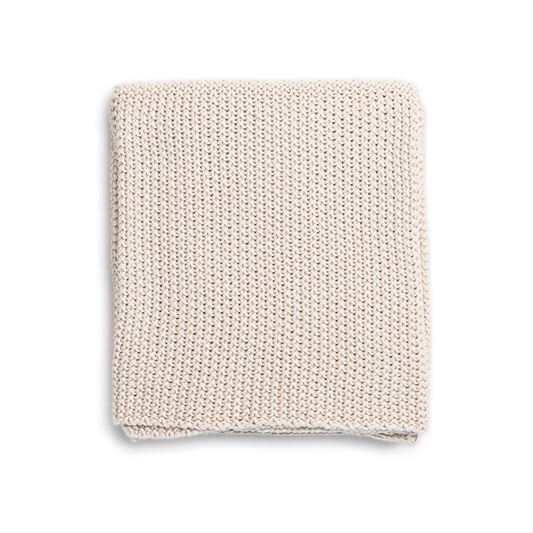 Knitted Blanket - Grano - 75*110 - Beige