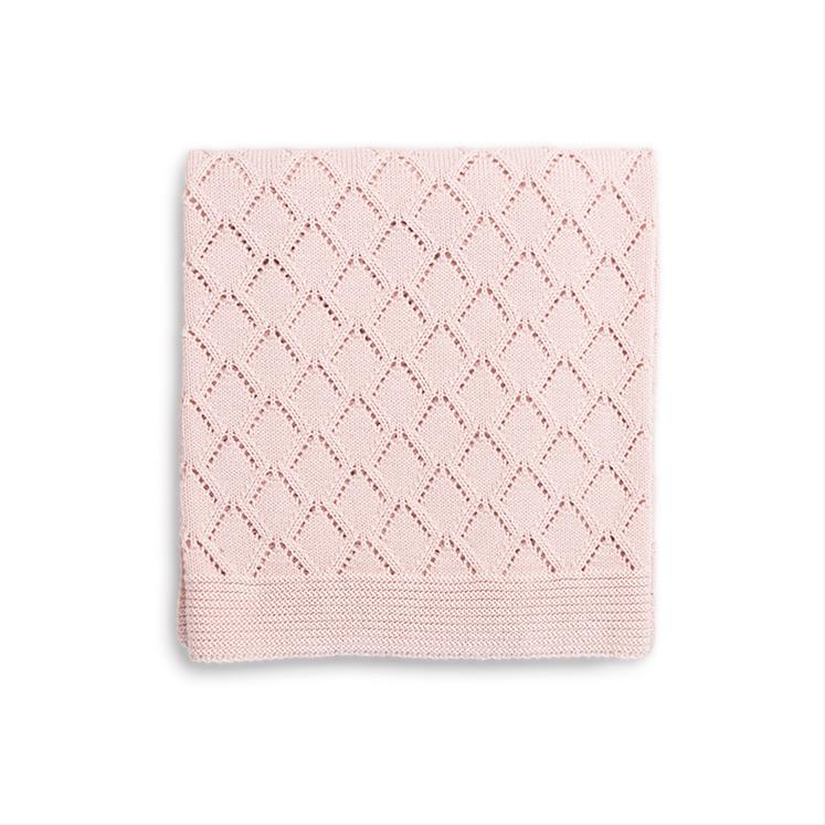 Knitted Blanket - Punto - 75*110 - Pink