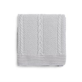 Knitted Blanket - Capelli - 75*110 - Grey