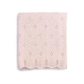 Knitted Blanket - Fiore - 75*110 - Pink